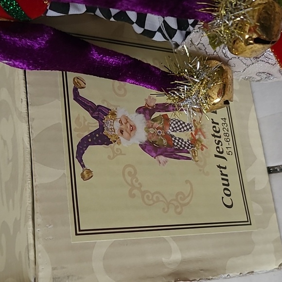 Mark Roberts Court Jester elf sm - Picture 3 of 8